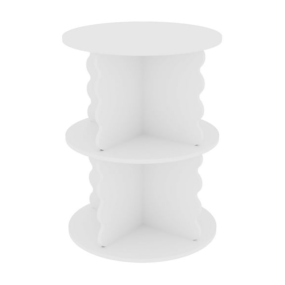 House of Happy Wiggle Rotating Bookshelf, White