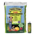 thumbnail image 1 of WIGGLE WORM Soil Builder Earthworm Castings Organic Fertilizer (15 lb) and WIGGLE WORM Castings Tea (8 Oz), 1 of 7