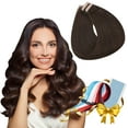 thumbnail image 1 of WIGI Tape in Hair Extensions Real Human Hair 50g/Pack 20pcs Straight Seamless Skin Weft Tape Hair Extensions from VIETNAM (20 inch, 4 Dark Brown), 1 of 8