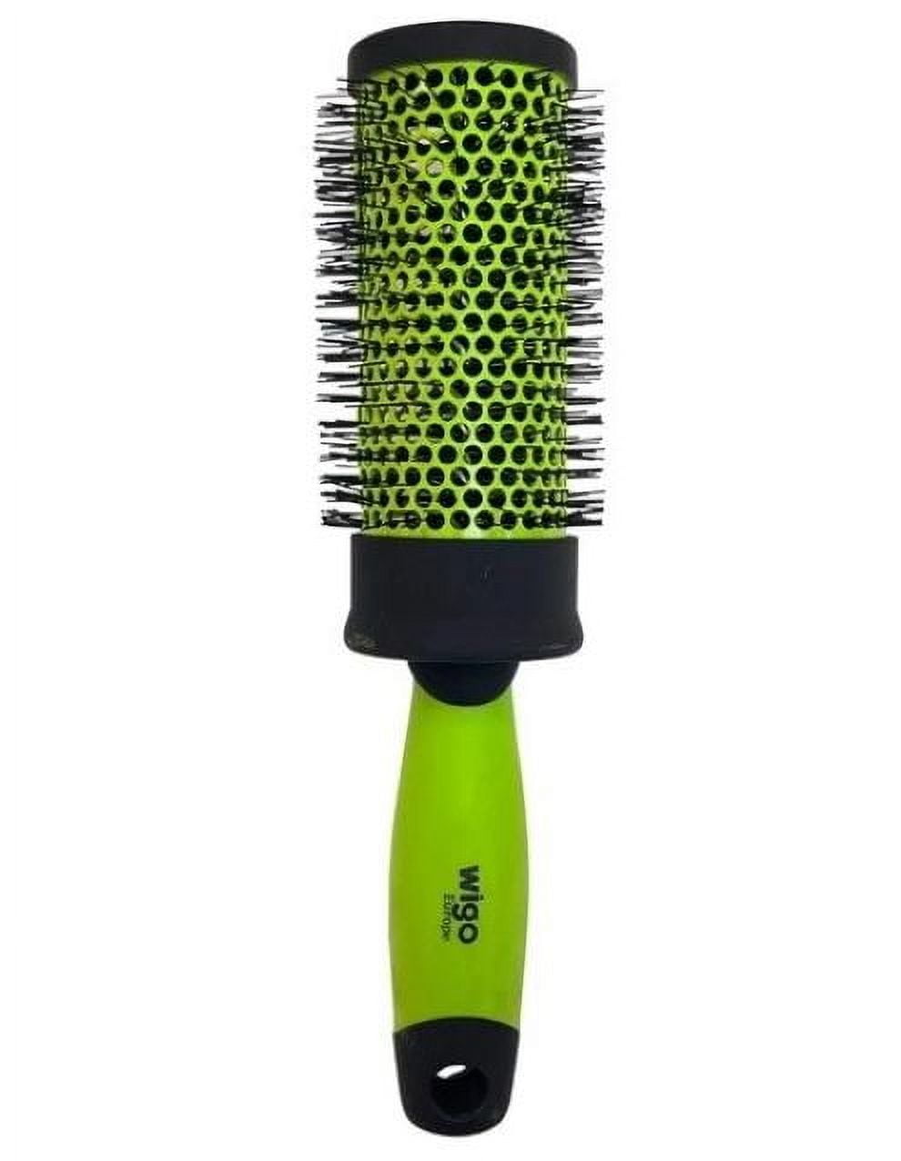 WIGO Thermal Round Hair Brush - Lime Green - Medium