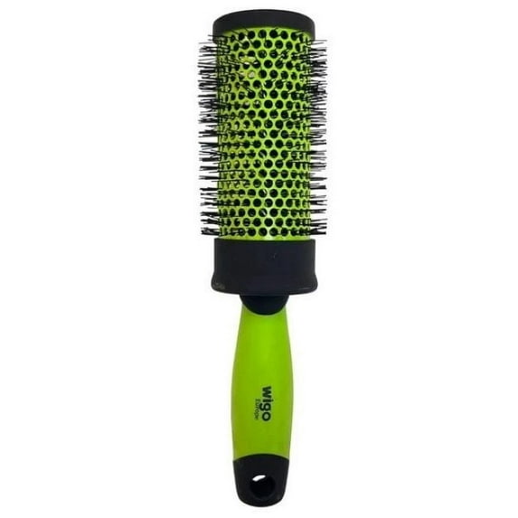 WIGO Thermal Round Hair Brush - Lime Green - Medium