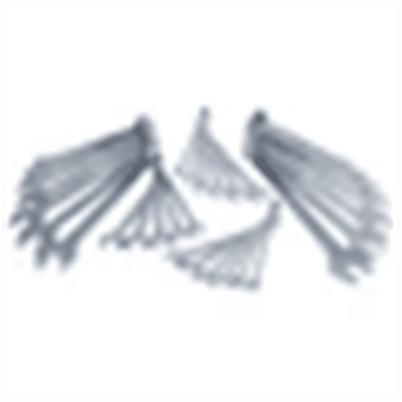 Wiha Tools 31 Piece Combination Wrench Tray Set - SAE and Metric