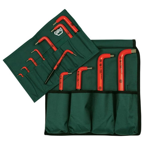 Wiha 13694 Insulated Hex Inch L-Key Set, 12 Piece