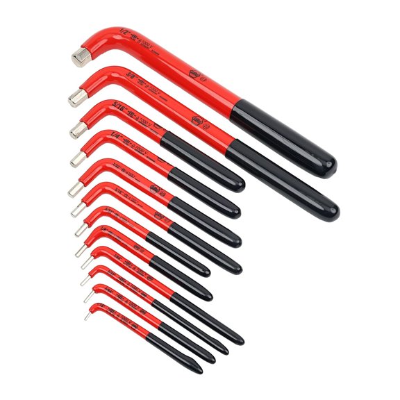 WIHA Tools 12 Piece Insulated Hex L-Key Set 13694