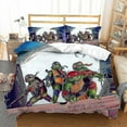 WIHE 2024 Teenage Mutant Ninja Turtles New Movie Bedding Set Duvet