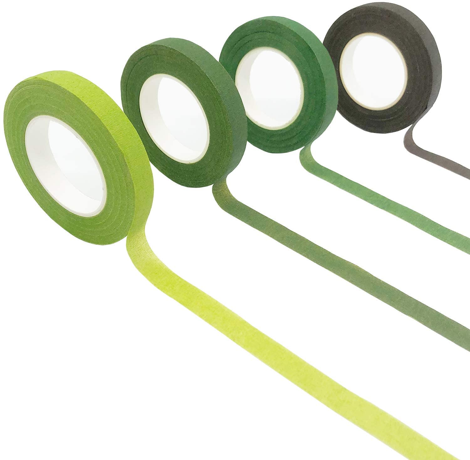 WIHE 4pcs Florist Tape, Flower Wrap Adhesive Waterproof Tape for