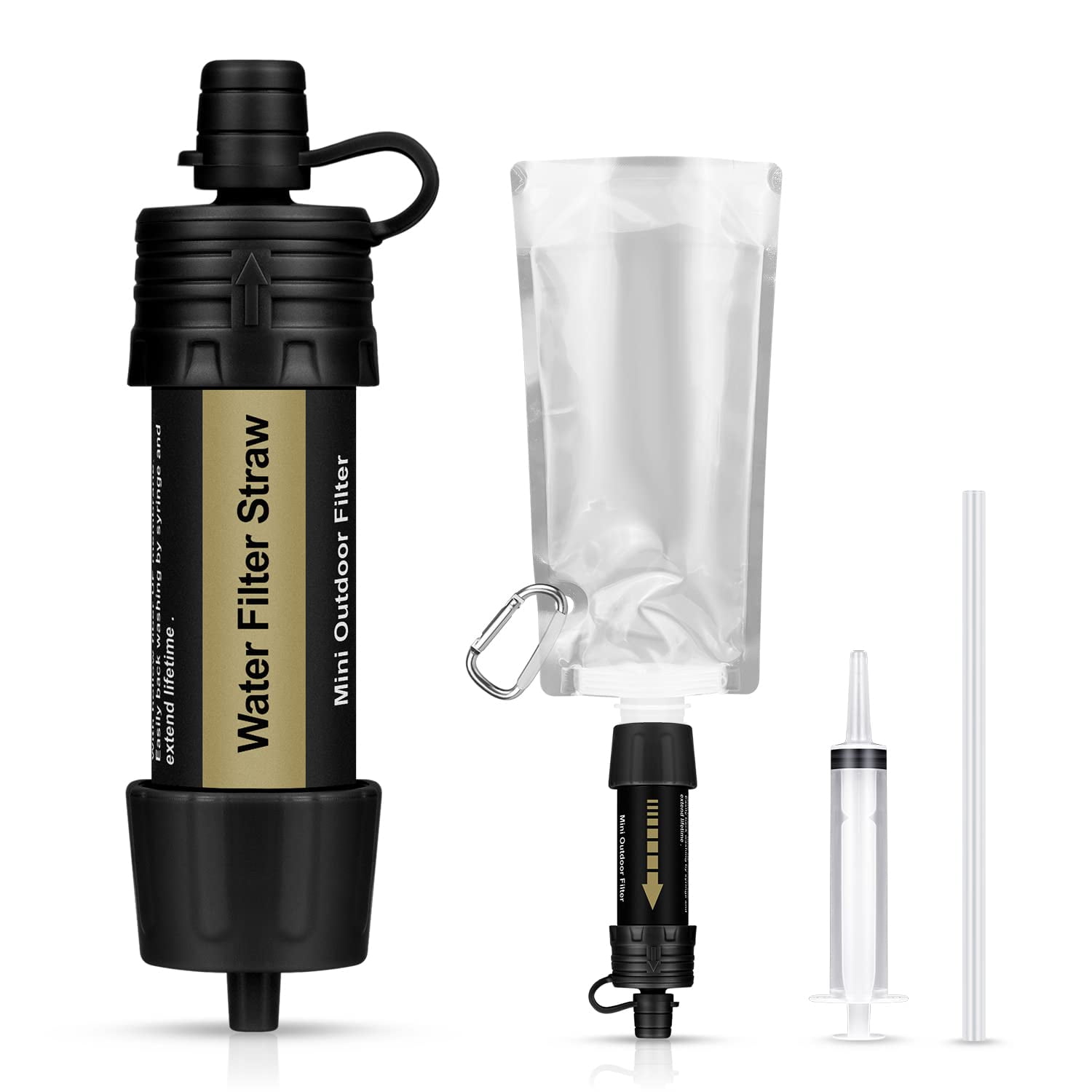WIHE 5000L Outdoor Portable Water Purifier Survival Personal Water