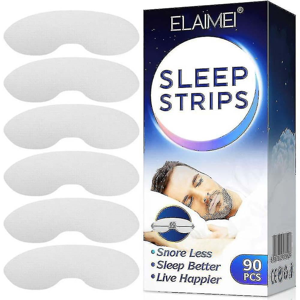 WIHE 90 Pack Sleep Strips Sleeping Mouth Tape Antisnoring Closedmouth Patch