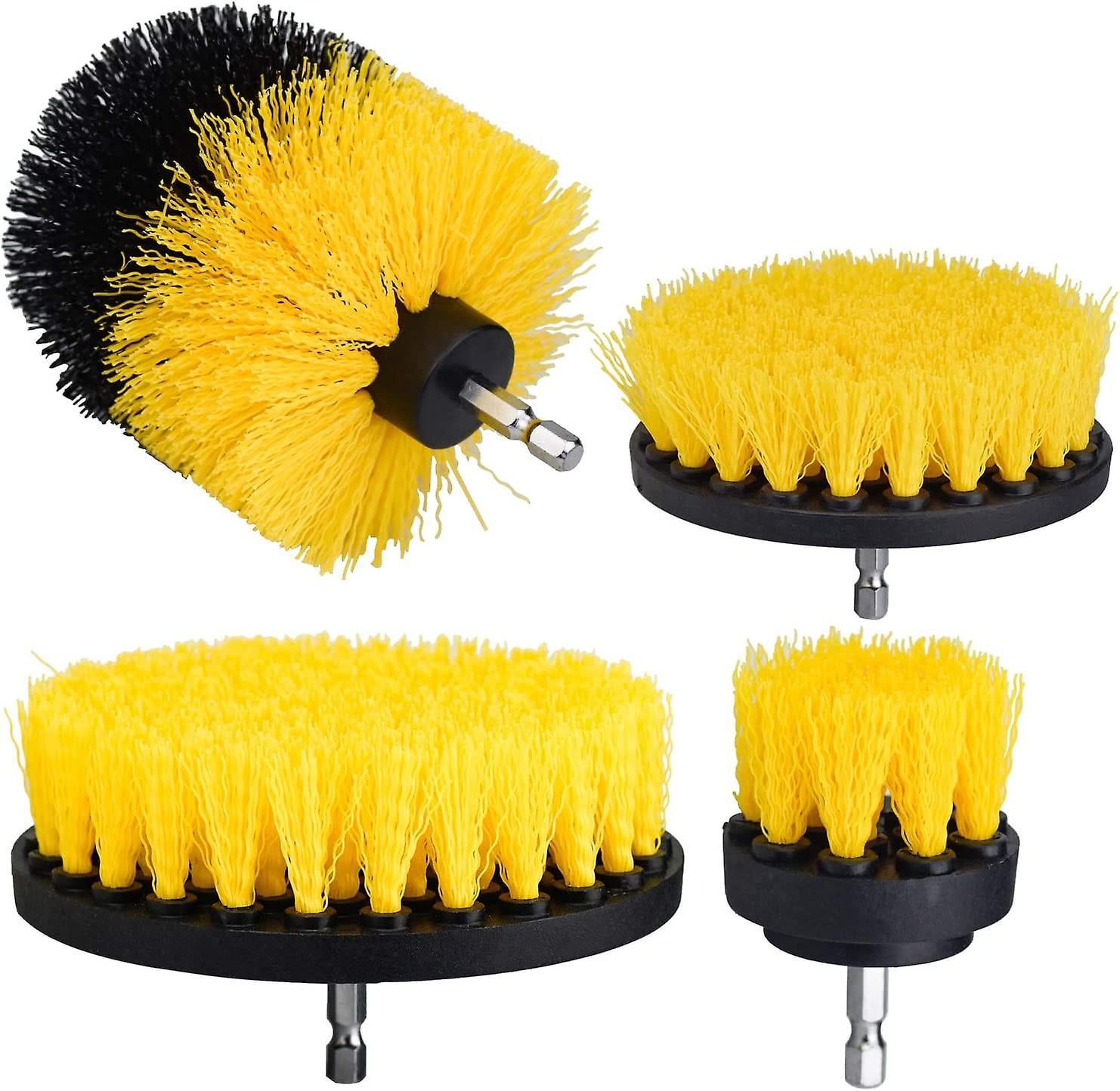 WIHE Drill Brush Brush Drill Attachment Set Electric Drill Brushes Cleaning Brush Kit for for
