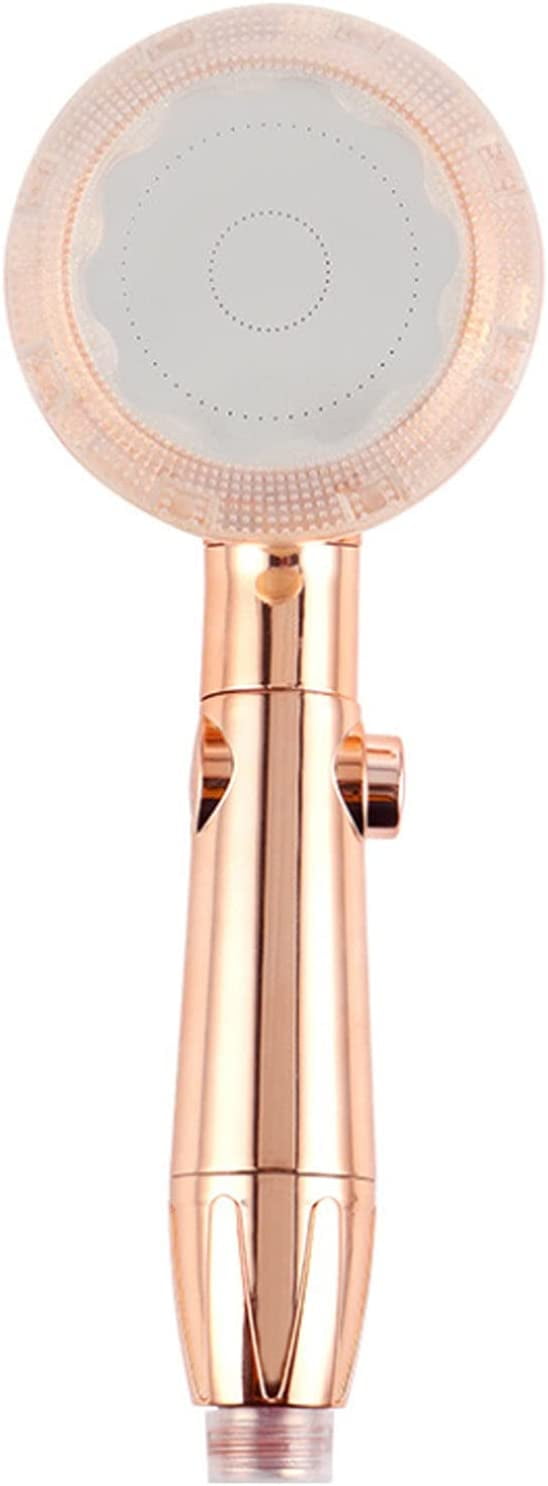 WIHE High Pressure Massage Shower Head, 3 Jet Types, with a Water