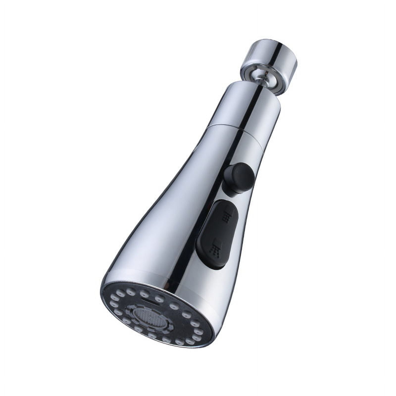 WIHE Kitchen Sink Faucet Spout with 3 Modes 360° Swivel Faucet Spout