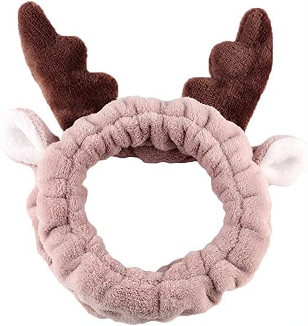 WIHE Makeup Hairband Cute Antlers Fashion Facial Cleanser Headband