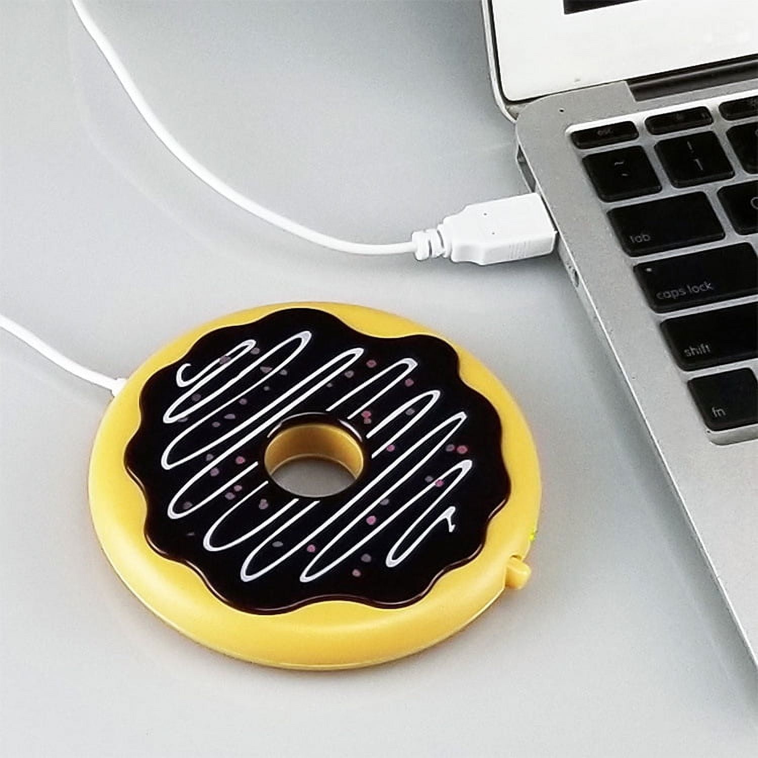 WIHE USB insulated coaster donut shaped heating pad cup biscuit