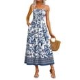 thumbnail image 1 of WIHOLL Maxi Dresses for Women 2026 Spaghetti Strap Flowy Boho Long Sundress with Pockets Spring Summer Beach Vacation, 1 of 11