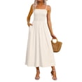 thumbnail image 1 of WIHOLL Maxi Dresses for Women 2026 Spaghetti Strap Flowy Boho Long Sundress with Pockets Spring Summer Beach Vacation, 1 of 11