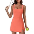 thumbnail image 1 of WIHOLL Summer Dresses For Women Sleeveless Athletic Bodycon Mini Tennis Yoga Workout Graduation Dress With Pockets, 1 of 11