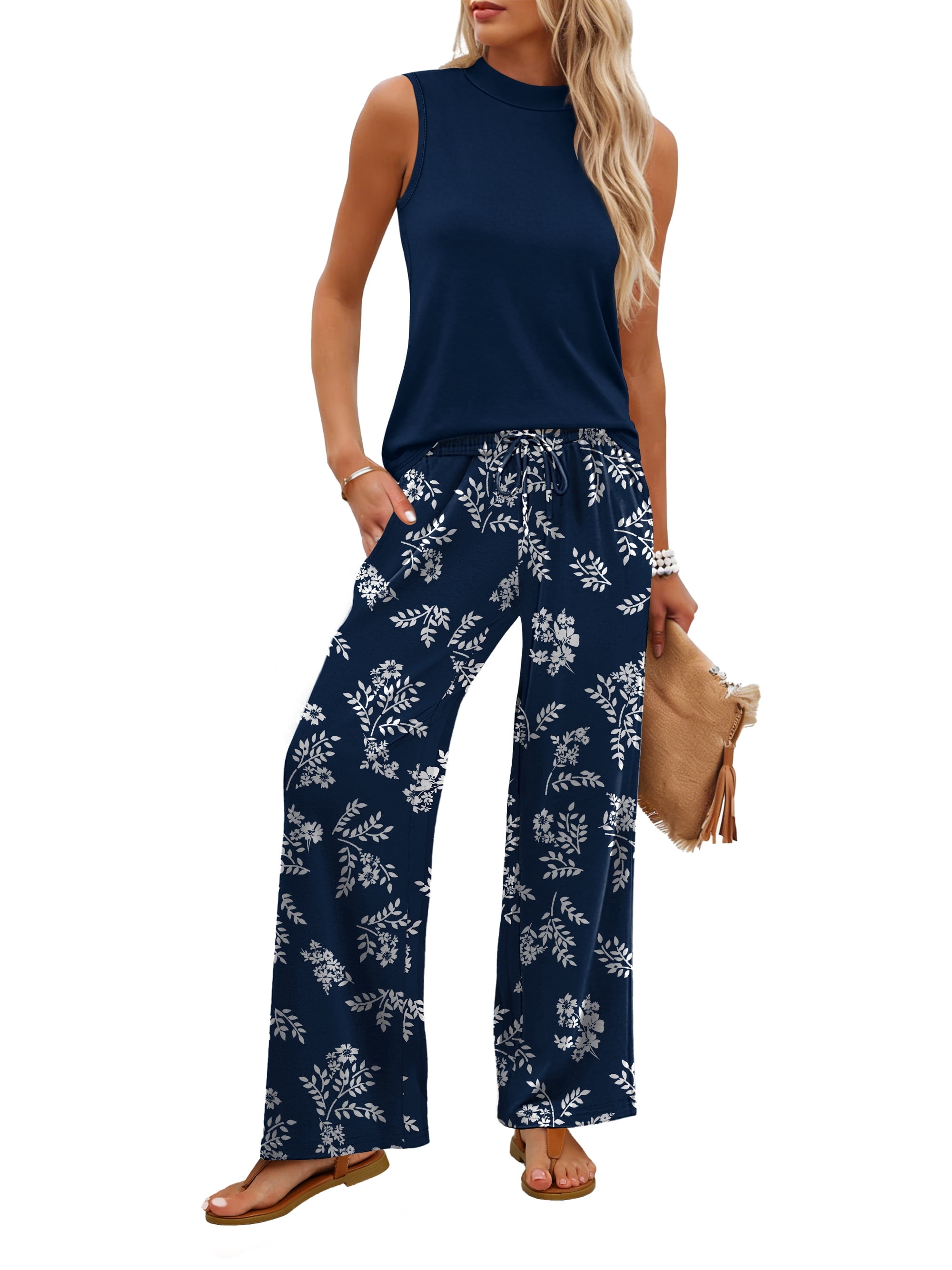 WIHOLL Two Piece Sets For Women Vacation Spring Summer Outfits ...