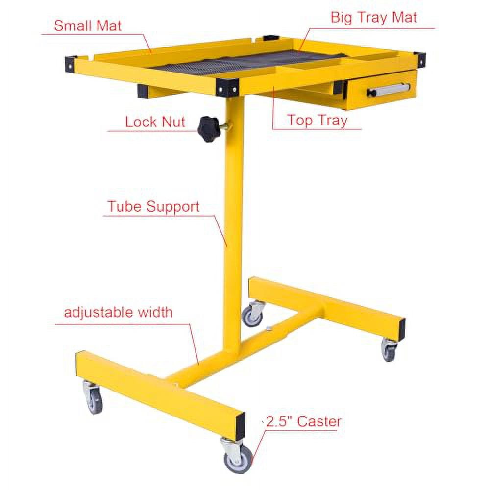 HEAVY DUTY ADJUSTABLE WORK TABLE W/DRAWER