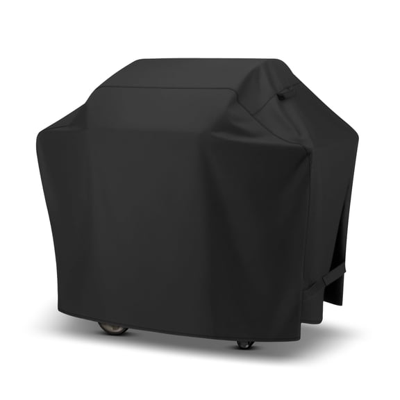 WIKCOVER 48" BBQ Grill Cover, 420D Heavy-Duty Outdoor Waterproof and Sun Protection, with Velcro, Carrying Straps, Drawstrings, and Storage Bag