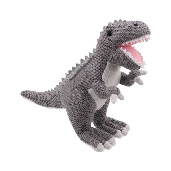 WILBERRY KNITTED: T-REX GREY (SMALL)