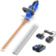 WILD BADGER POWER 20V Hedge Trimmer Upgrated, 22" Cordless with Guard & Bumper, Lightweight, Powerful, 2.0AH Battery and Charger Included