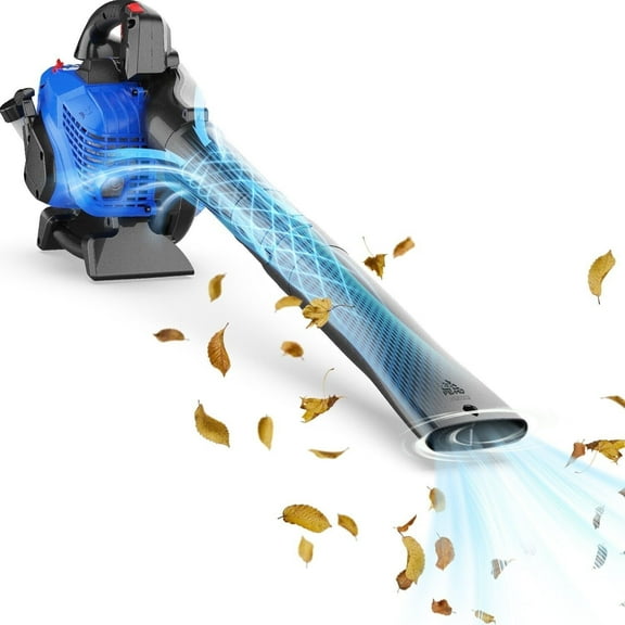 Open Box WILD BADGER POWER 26cc 2-Cycle Gas Leaf Blower, 475CFM 165MPH Lightweight Handheld