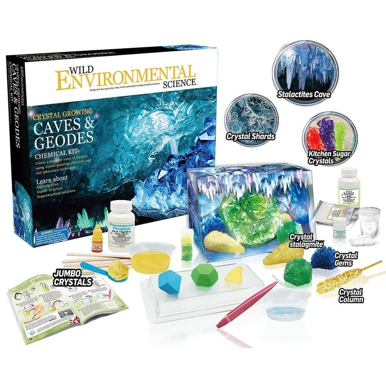 Crystal Growing Caves & Geodes, Wild Environmental Science Crystal Growing Caves & Geodes, Wild Environmental Science