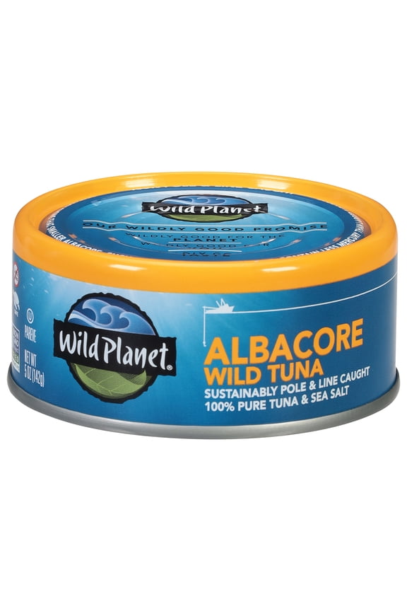 Albacore Wild Tuna with Sea Salt, 5 oz Can