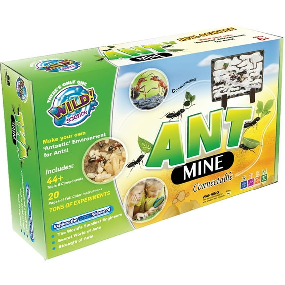 WILD! Science Ant Mine, DIY Ant Habitat and Science Kit