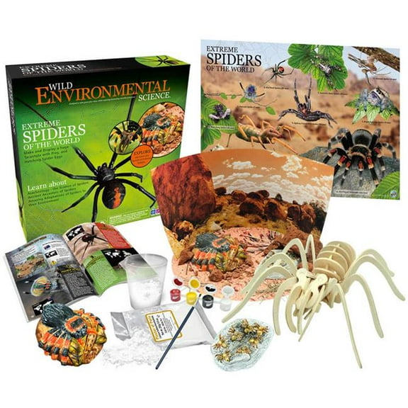 WILD Science  Extreme Science Kit, Spiders of the World - Assorted Color