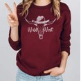 thumbnail image 1 of WILD WEST Graphic Unisex Fleece Pullover, 1 of 7