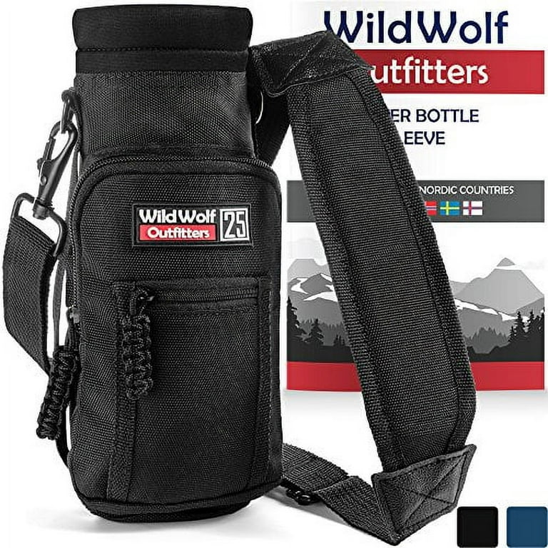 Wild Wolf Outfitters Insulated Water Bottle Holder with Pouch