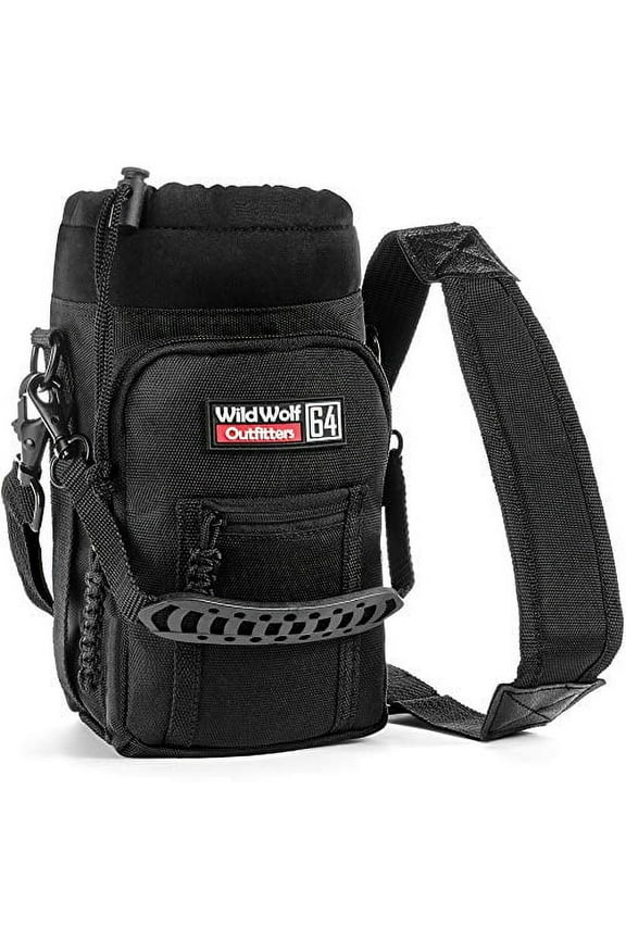 Water Bottle Holder Insulative (64 oz, Black)