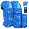 thumbnail image 1 of WILDMAX Kids Soft Knee Pads & Elbow Pads & Wrist Glovers 6 in 1 Set,Comfortable Toddler Protective Gear Set for Roller-Skating Skateboard for Girls Boys 3-12 Years Old,Blue, 1 of 8