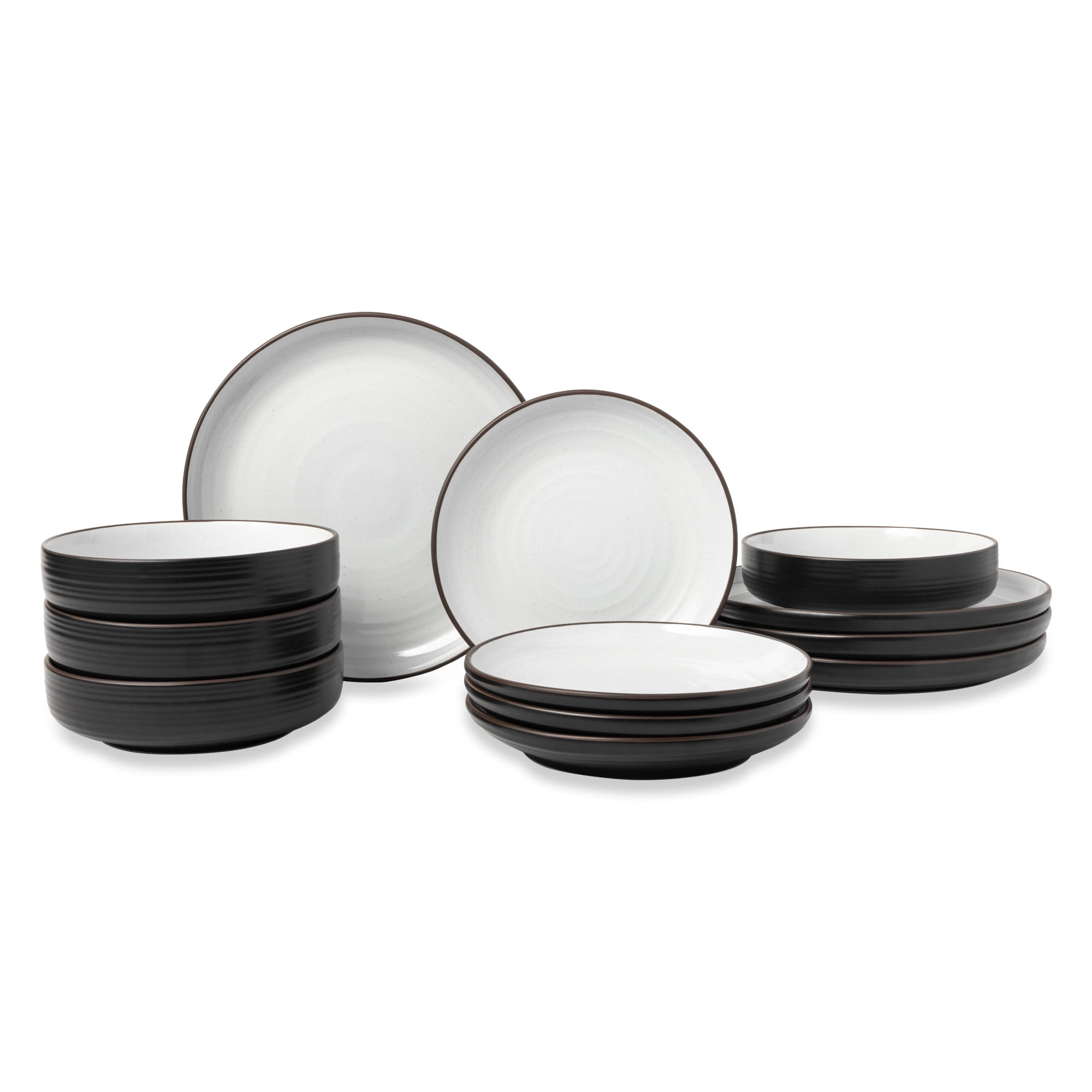 4 Person Ceramic Dinnerware Set, Brooks Collection
