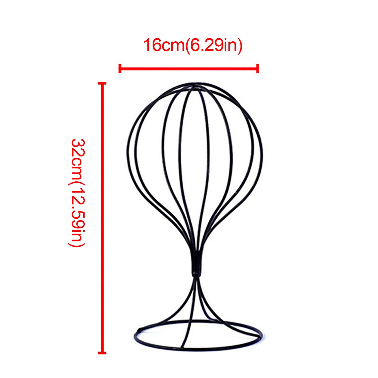 Acrylic Hat Display Rack Stand | Transparent Or Black Adjustable Desktop Floor Organizer Hats Wigs Caps Durable Crack Resistant Modern Style 3 Height Opti