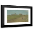 thumbnail image 1 of WILHELM AMANDUS BEER 24x16 Black Modern Framed Museum Art Print Titled - Bauersmann with a Stick with a Steppe Hill with Houses, 1 of 1