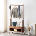thumbnail image 1 of WILK Freestanding Clothes Rack, Closet Garment Rack with Storage Drawer, 1 of 7