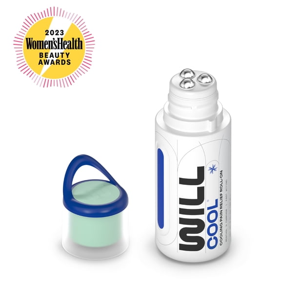 WILL PERFORM Cooling Menthol and Camphor Muscle Rub & Back Pain Relief Roll-On Gel, 3 oz