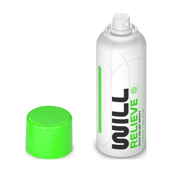 WILL PERFORM Fast Acting Lidocaine Numbing Spray for Muscle & Back Pain Relief, 4 oz