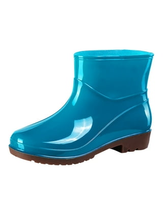 Womens Rain Boots in Womens Boots Blue Walmart