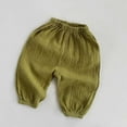 thumbnail image 1 of WILLBEST Girls Clothes Child Toddler Boys Girls Elastico Pants Casual Summer Holiday Solid Trousers 2765, 1 of 4