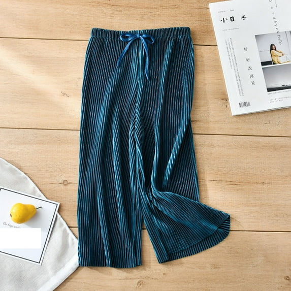 HUITKMM Girls Clothes Girls Wide Leg Pants Lightweight Casual Elastic Waist Straight Leg Loose Trousers for Kids