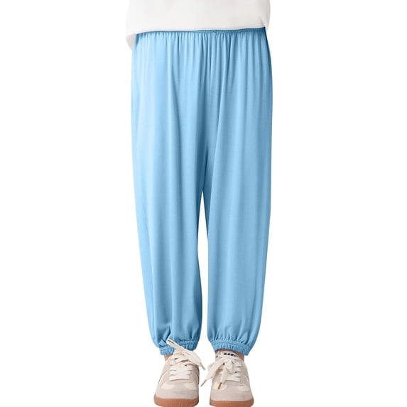 WILLBEST Girls Clothes Kids' Loose Solid Color Jogging Slacks 3 12 Years Old