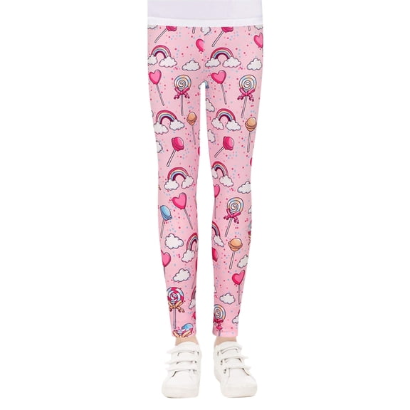 WILLBEST Girls Clothes Toddler Yoga Girls Pants Summer Leggings Cartoon Fashion Printed Leggings Sports for Children