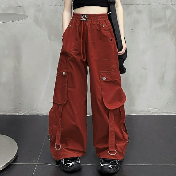 HUITKMM Girls' Pants & Capris Girl Kids' Sports Casual Pants Loose Soft Straight Leg Wide Leg Pants