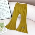 thumbnail image 1 of WILLBEST Girls' Pants & Capris Girls' Autumn Style Leggings Flared Pants Bow Tie Elastic Children's Pants Baby's Winter Pants, 1 of 3