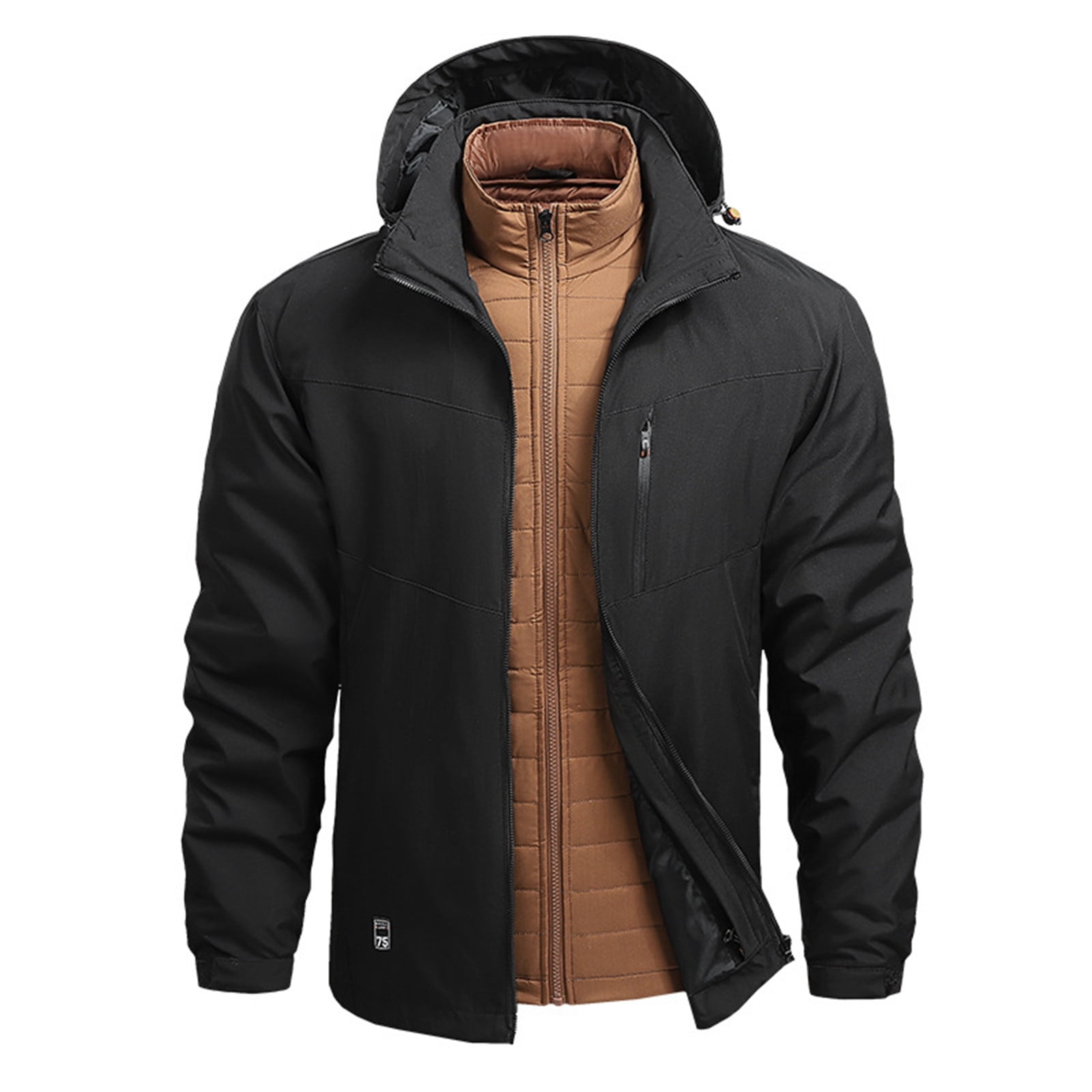 WILLBEST Jackets for Men Men's and Winter Outdoor Three In One