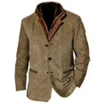thumbnail image 1 of WILLBEST Men and Qomen Heavy Industry Vintage Work Jacket Retro American Casual Jacket, 1 of 4