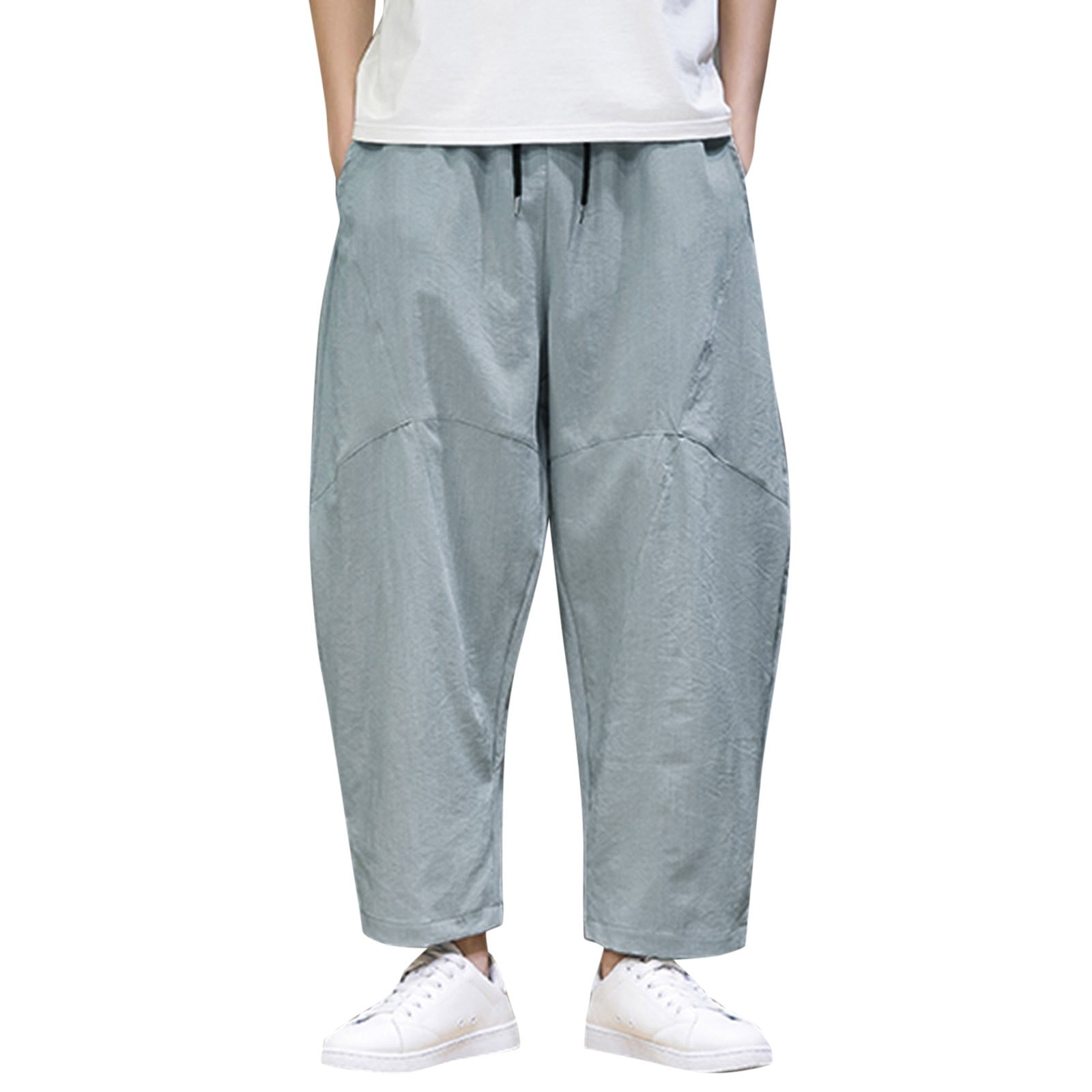 WILLBEST Mens Pants Jeans 30X34 Male Spring Summer Cascal Soild Color